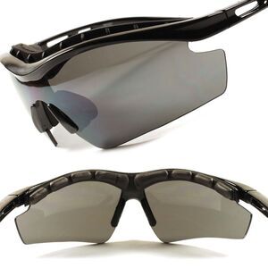 Outdoor Hunting Motorcycle Foam Padded Black Wrap Biker Sunglasses F9